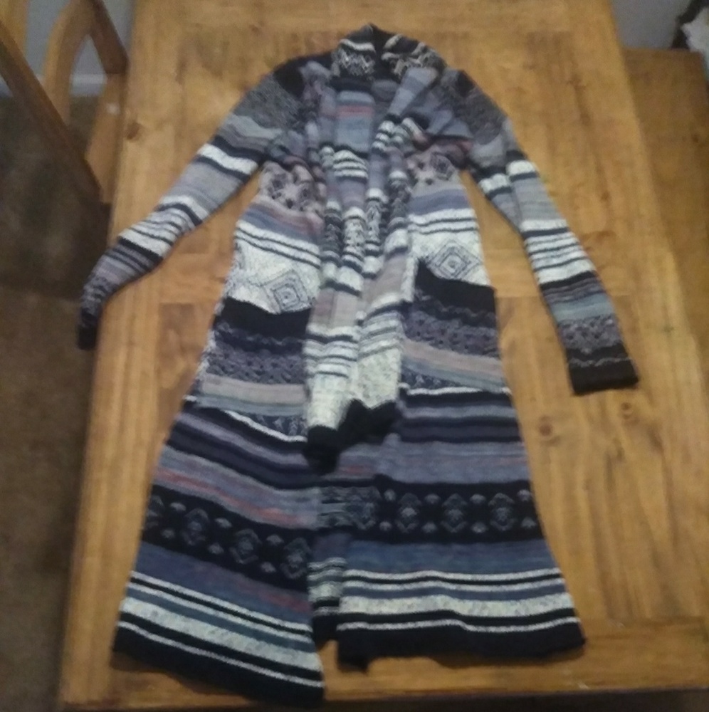 free people long cardigan